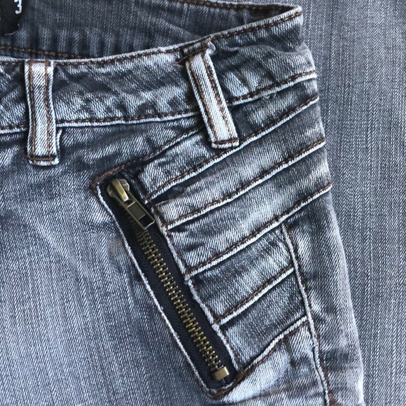 Blue Spice Off Gray Skinny Jeans - Picture 2 of 5
